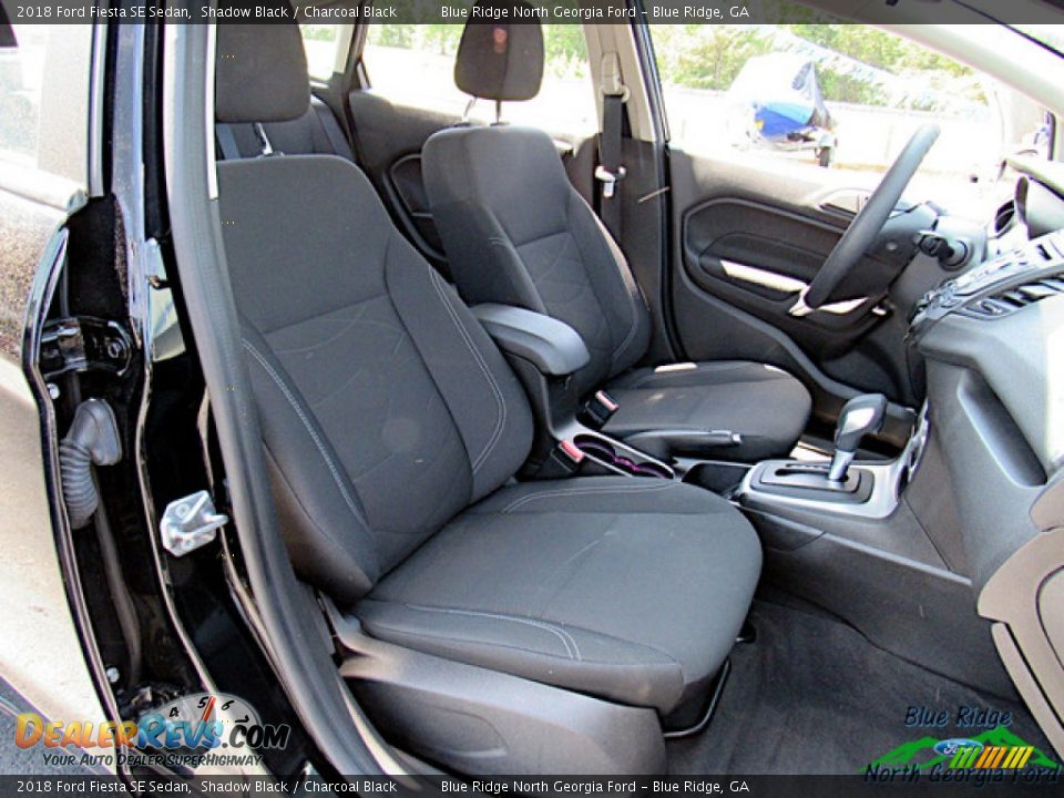 2018 Ford Fiesta SE Sedan Shadow Black / Charcoal Black Photo #11