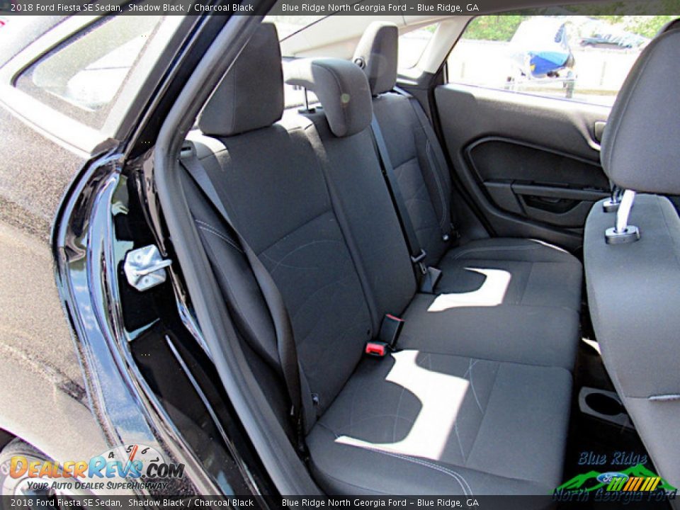 2018 Ford Fiesta SE Sedan Shadow Black / Charcoal Black Photo #12