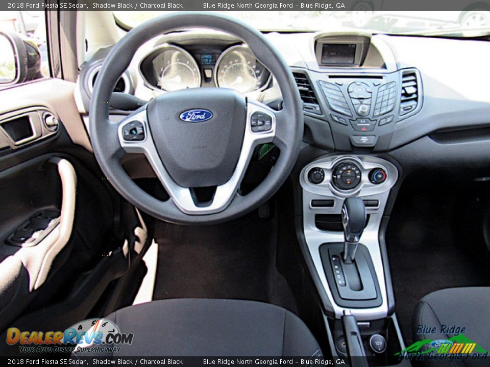 2018 Ford Fiesta SE Sedan Shadow Black / Charcoal Black Photo #14