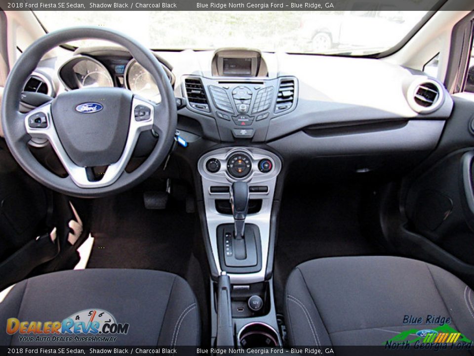 2018 Ford Fiesta SE Sedan Shadow Black / Charcoal Black Photo #15