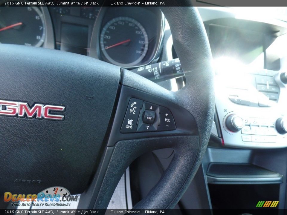 2016 GMC Terrain SLE AWD Summit White / Jet Black Photo #19