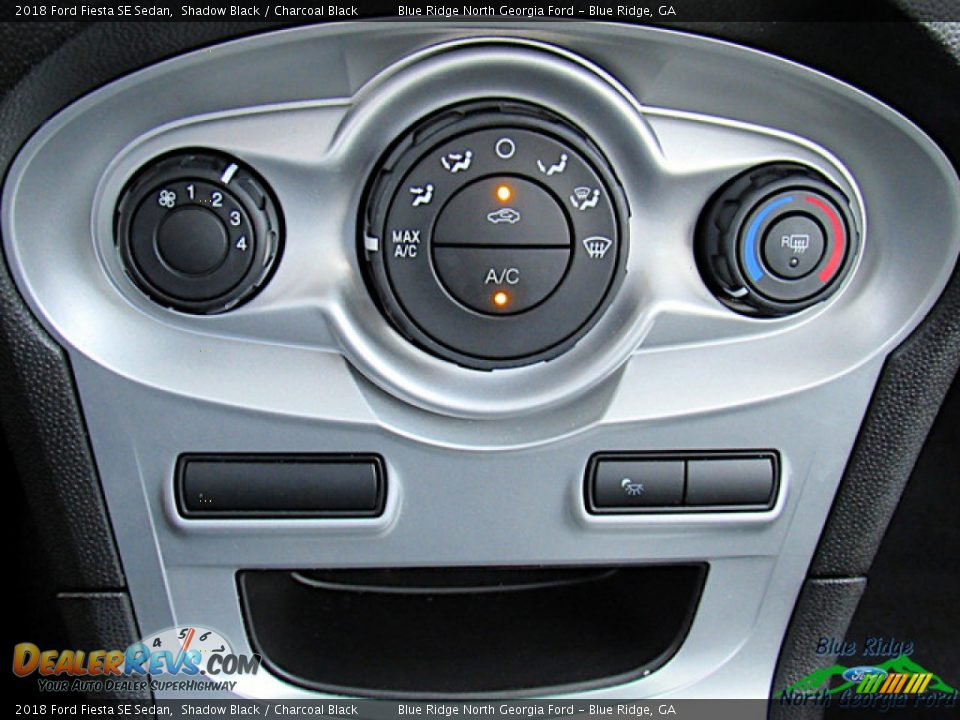 2018 Ford Fiesta SE Sedan Shadow Black / Charcoal Black Photo #21