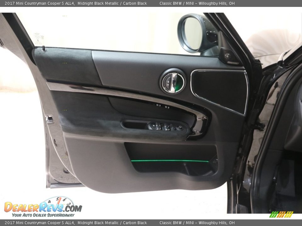 2017 Mini Countryman Cooper S ALL4 Midnight Black Metallic / Carbon Black Photo #5