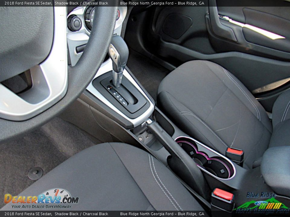 2018 Ford Fiesta SE Sedan Shadow Black / Charcoal Black Photo #23