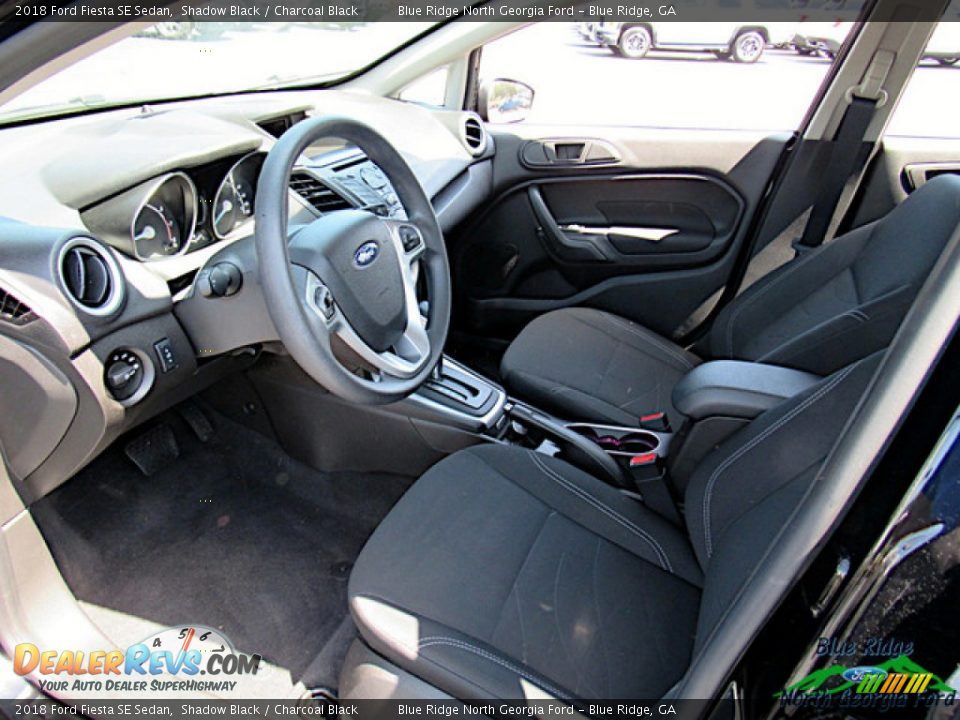 2018 Ford Fiesta SE Sedan Shadow Black / Charcoal Black Photo #26