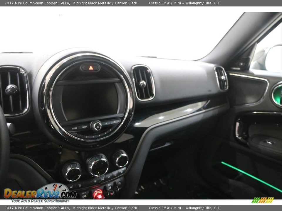 2017 Mini Countryman Cooper S ALL4 Midnight Black Metallic / Carbon Black Photo #10