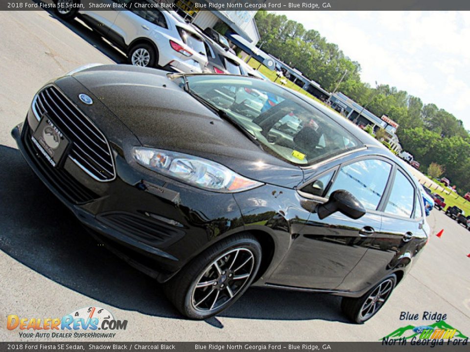 2018 Ford Fiesta SE Sedan Shadow Black / Charcoal Black Photo #29