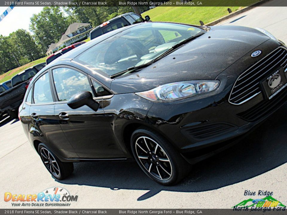 2018 Ford Fiesta SE Sedan Shadow Black / Charcoal Black Photo #30
