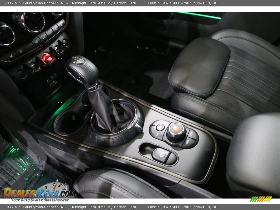 2017 Mini Countryman Cooper S ALL4 Midnight Black Metallic / Carbon Black Photo #14
