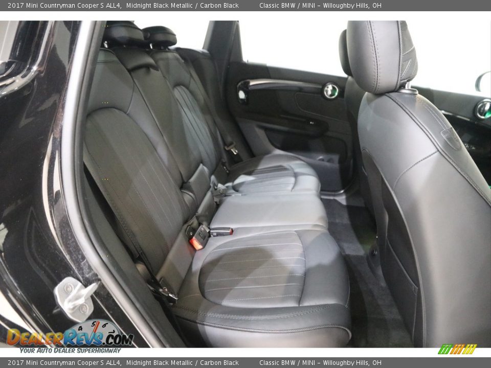 2017 Mini Countryman Cooper S ALL4 Midnight Black Metallic / Carbon Black Photo #16