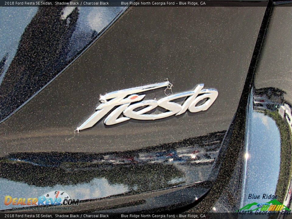 2018 Ford Fiesta SE Sedan Shadow Black / Charcoal Black Photo #33