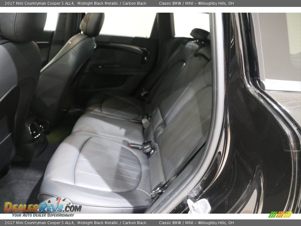 2017 Mini Countryman Cooper S ALL4 Midnight Black Metallic / Carbon Black Photo #17