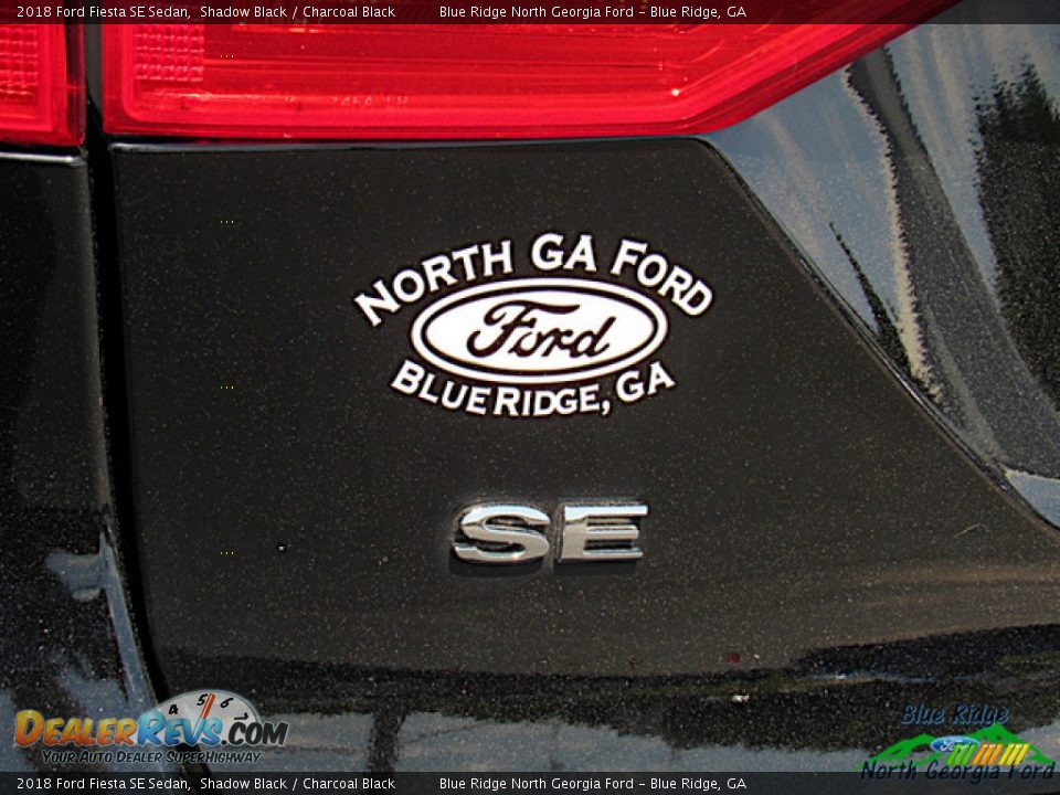 2018 Ford Fiesta SE Sedan Shadow Black / Charcoal Black Photo #34
