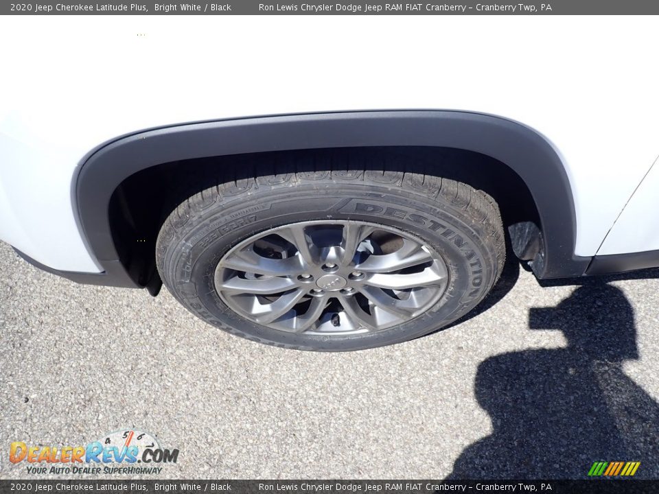 2020 Jeep Cherokee Latitude Plus Bright White / Black Photo #2
