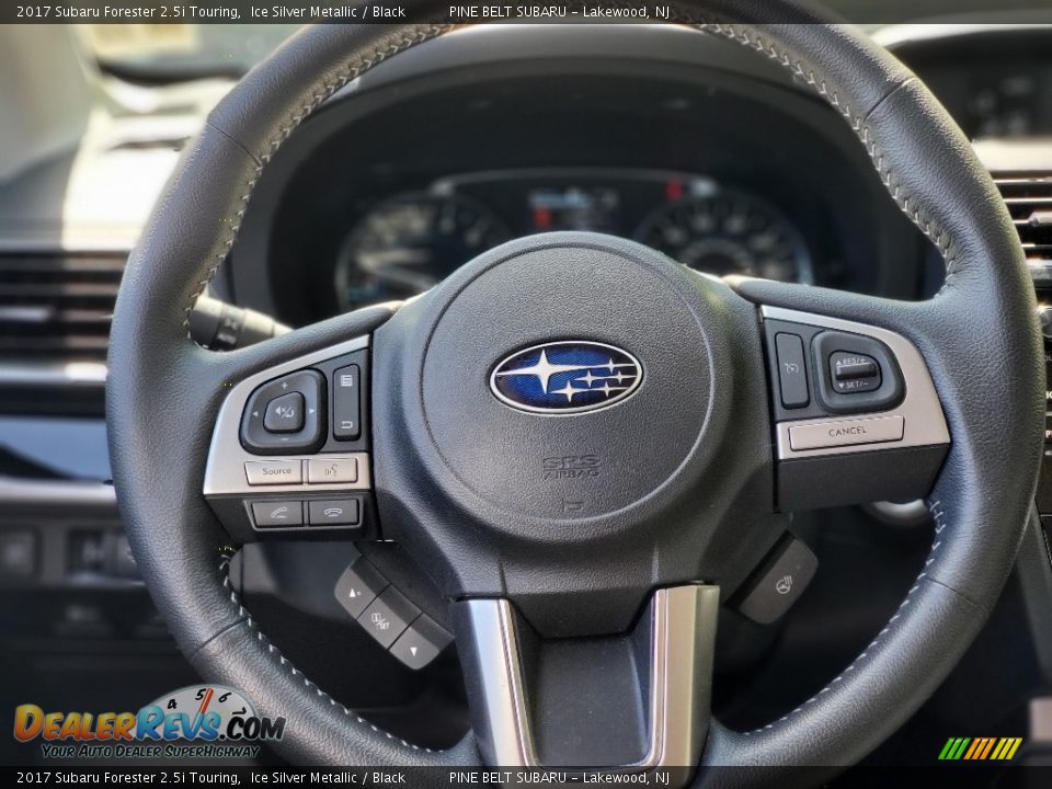 2017 Subaru Forester 2.5i Touring Ice Silver Metallic / Black Photo #7