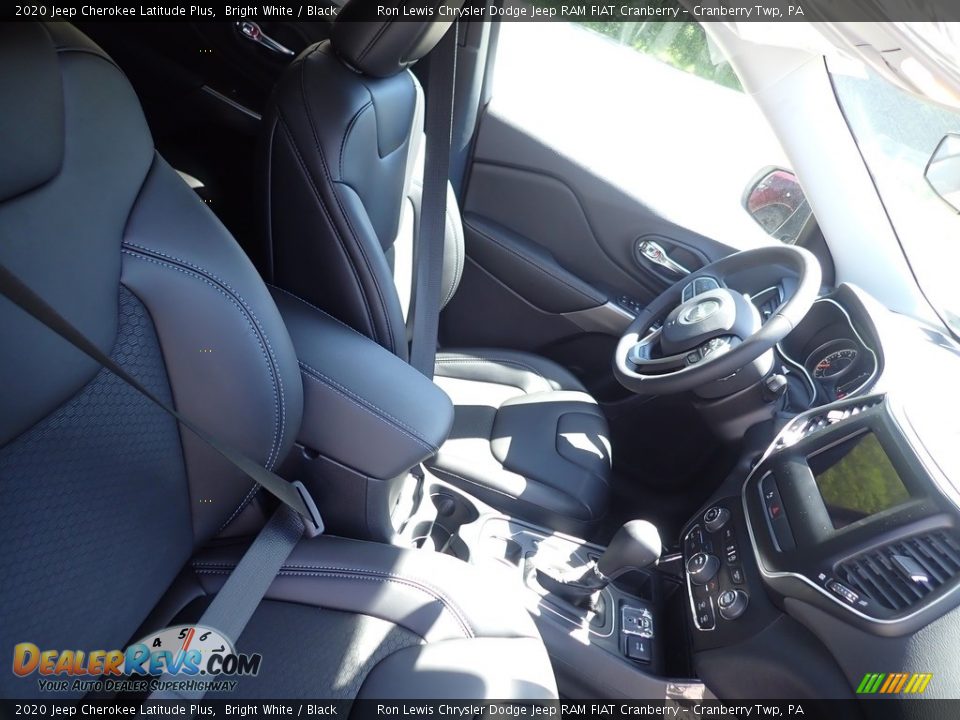 2020 Jeep Cherokee Latitude Plus Bright White / Black Photo #11