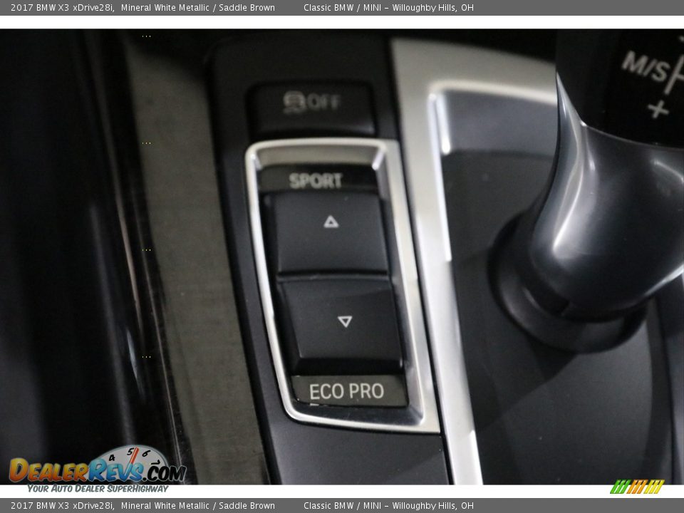 2017 BMW X3 xDrive28i Mineral White Metallic / Saddle Brown Photo #13