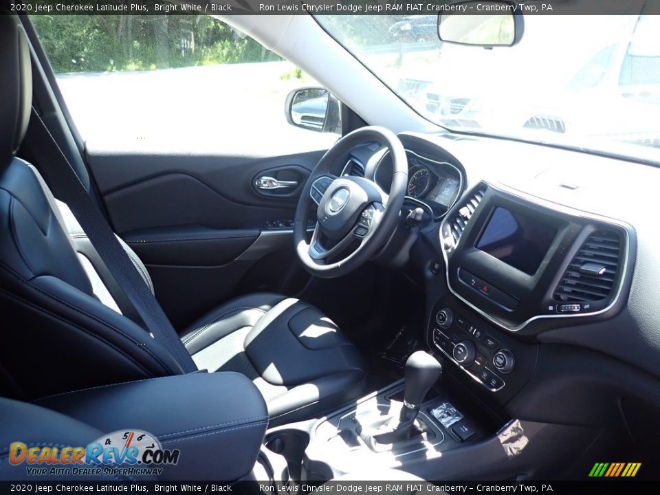 2020 Jeep Cherokee Latitude Plus Bright White / Black Photo #12