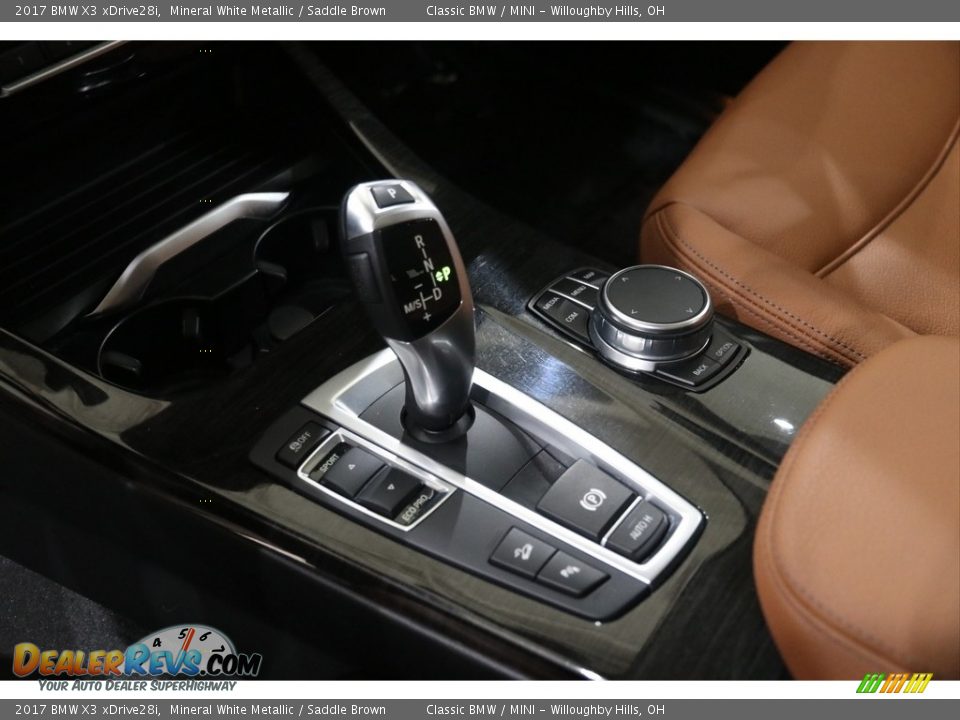 2017 BMW X3 xDrive28i Mineral White Metallic / Saddle Brown Photo #14