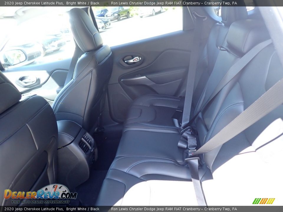 2020 Jeep Cherokee Latitude Plus Bright White / Black Photo #13