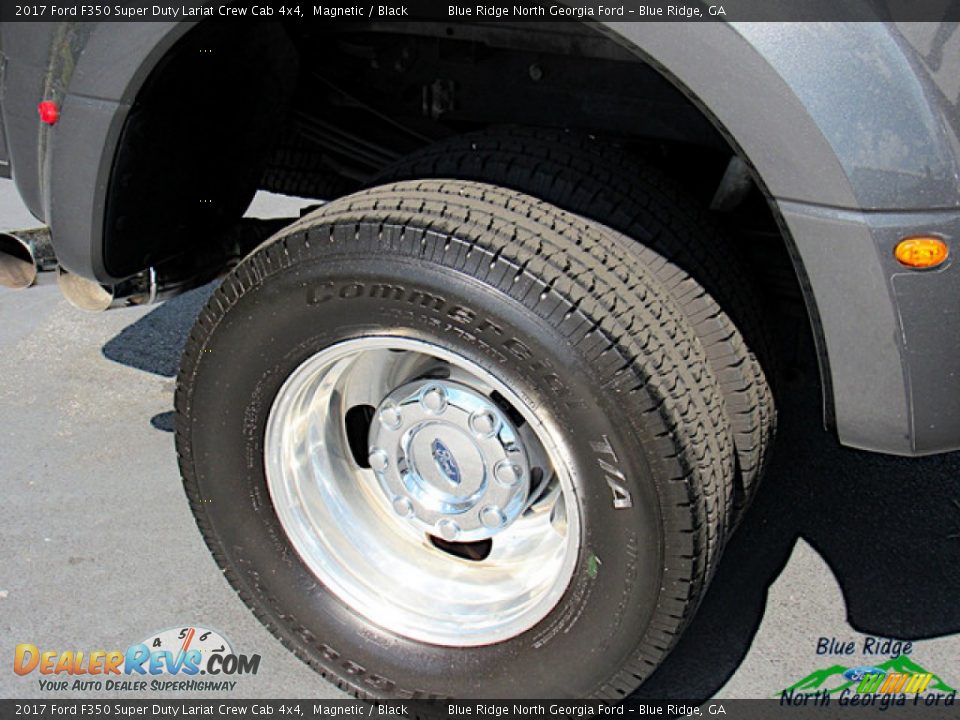 2017 Ford F350 Super Duty Lariat Crew Cab 4x4 Magnetic / Black Photo #12