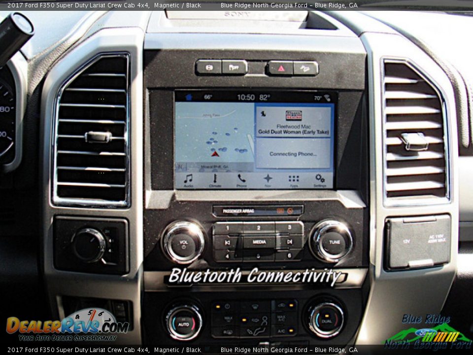 2017 Ford F350 Super Duty Lariat Crew Cab 4x4 Magnetic / Black Photo #18