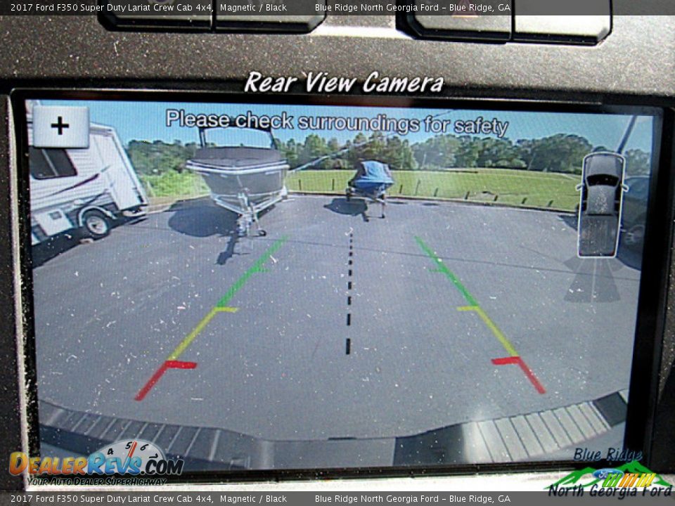 2017 Ford F350 Super Duty Lariat Crew Cab 4x4 Magnetic / Black Photo #20