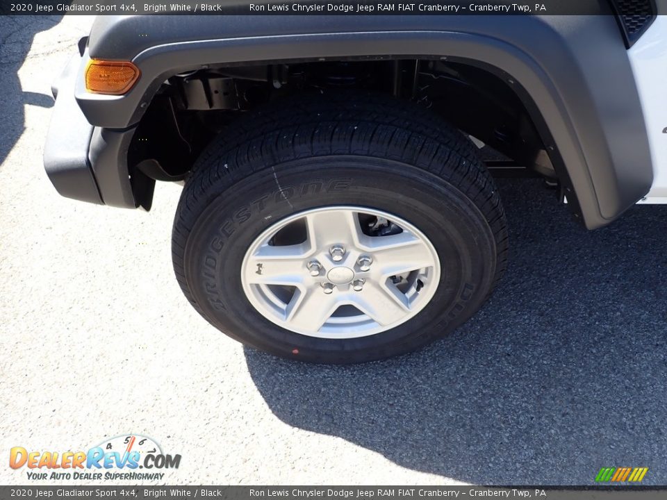 2020 Jeep Gladiator Sport 4x4 Bright White / Black Photo #2