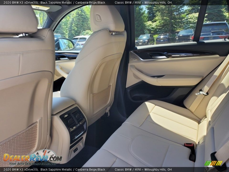 2020 BMW X3 xDrive30i Black Sapphire Metallic / Canberra Beige/Black Photo #4