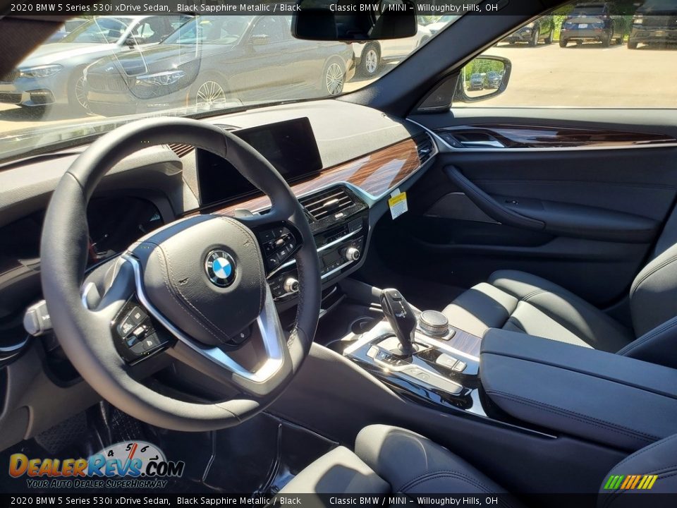 2020 BMW 5 Series 530i xDrive Sedan Black Sapphire Metallic / Black Photo #3