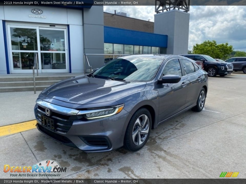 2019 Honda Insight EX Modern Steel Metallic / Black Photo #1