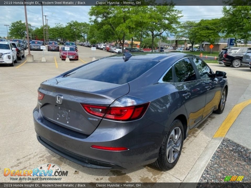 2019 Honda Insight EX Modern Steel Metallic / Black Photo #2