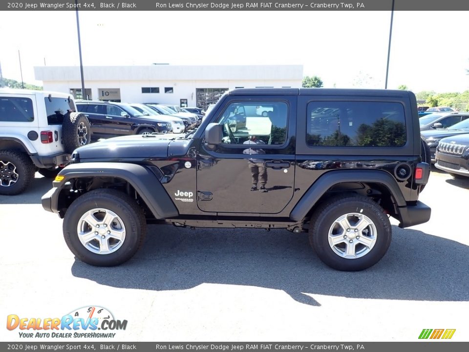 2020 Jeep Wrangler Sport 4x4 Black / Black Photo #3