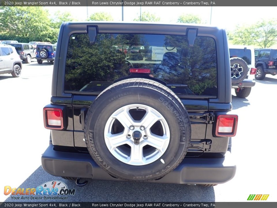 2020 Jeep Wrangler Sport 4x4 Black / Black Photo #5