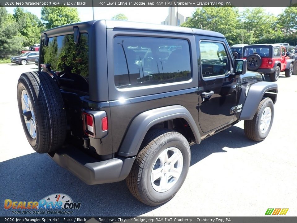 2020 Jeep Wrangler Sport 4x4 Black / Black Photo #6