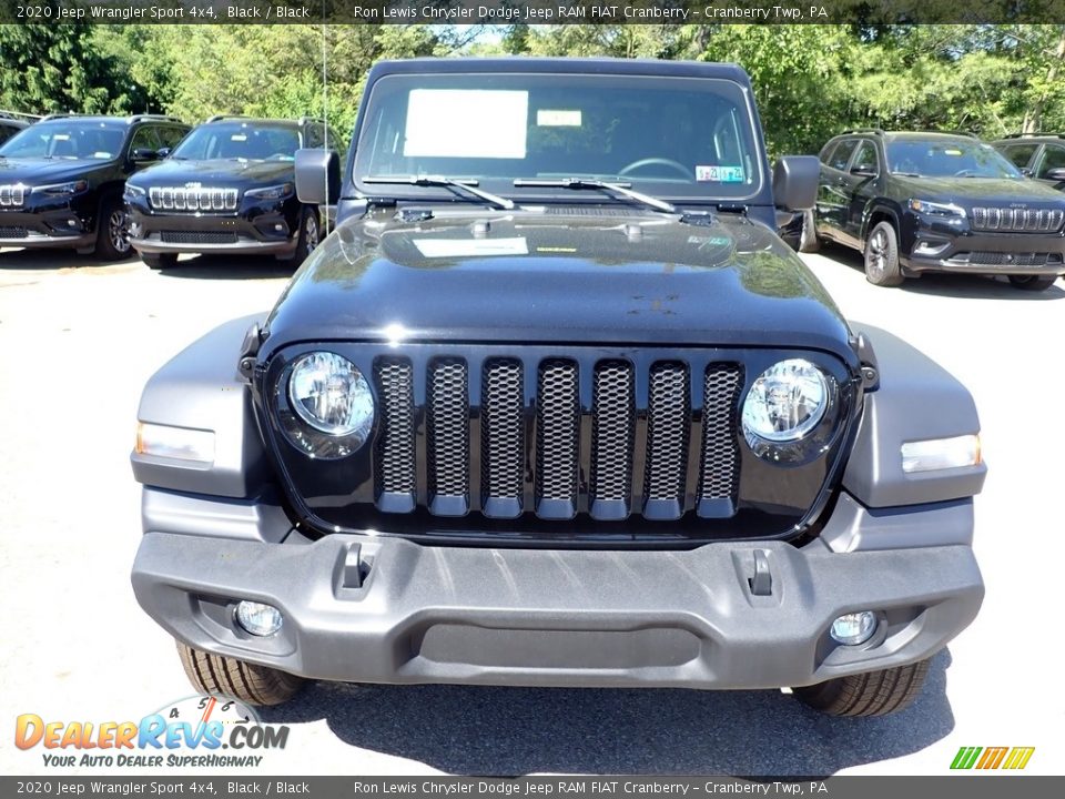 2020 Jeep Wrangler Sport 4x4 Black / Black Photo #9