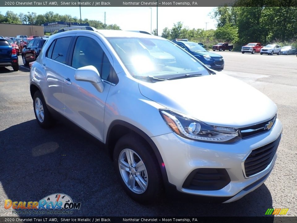 2020 Chevrolet Trax LT AWD Silver Ice Metallic / Jet Black Photo #8