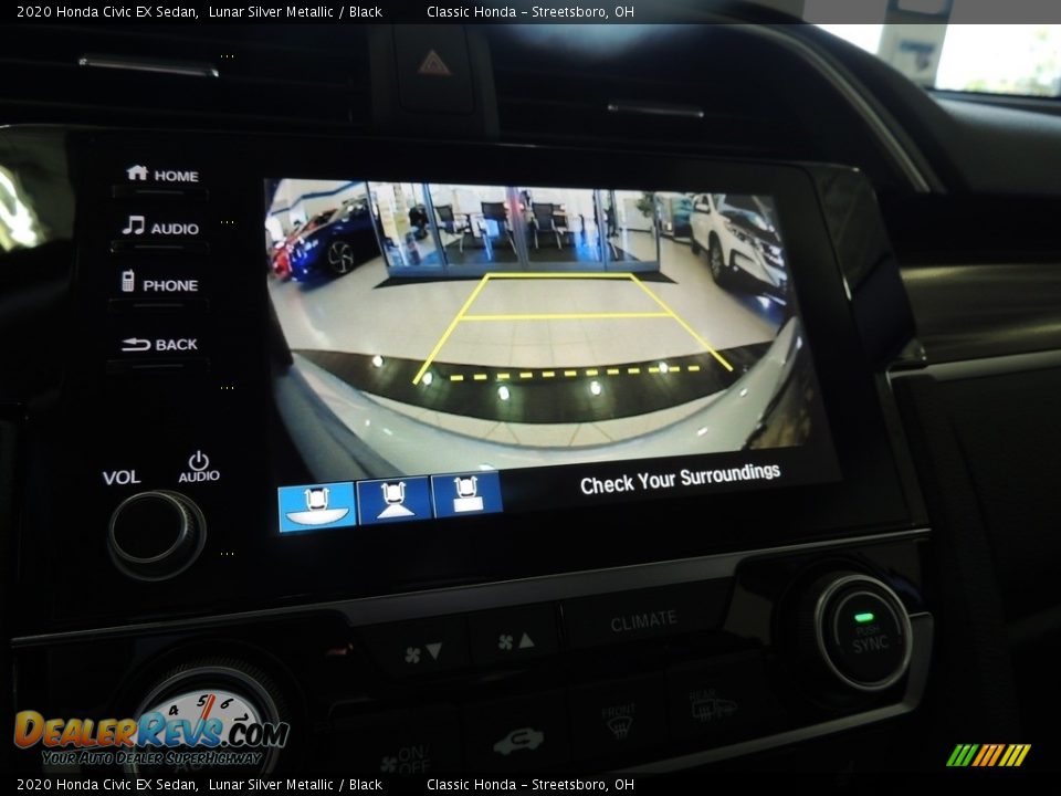 2020 Honda Civic EX Sedan Lunar Silver Metallic / Black Photo #16