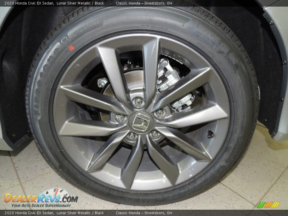 2020 Honda Civic EX Sedan Lunar Silver Metallic / Black Photo #20