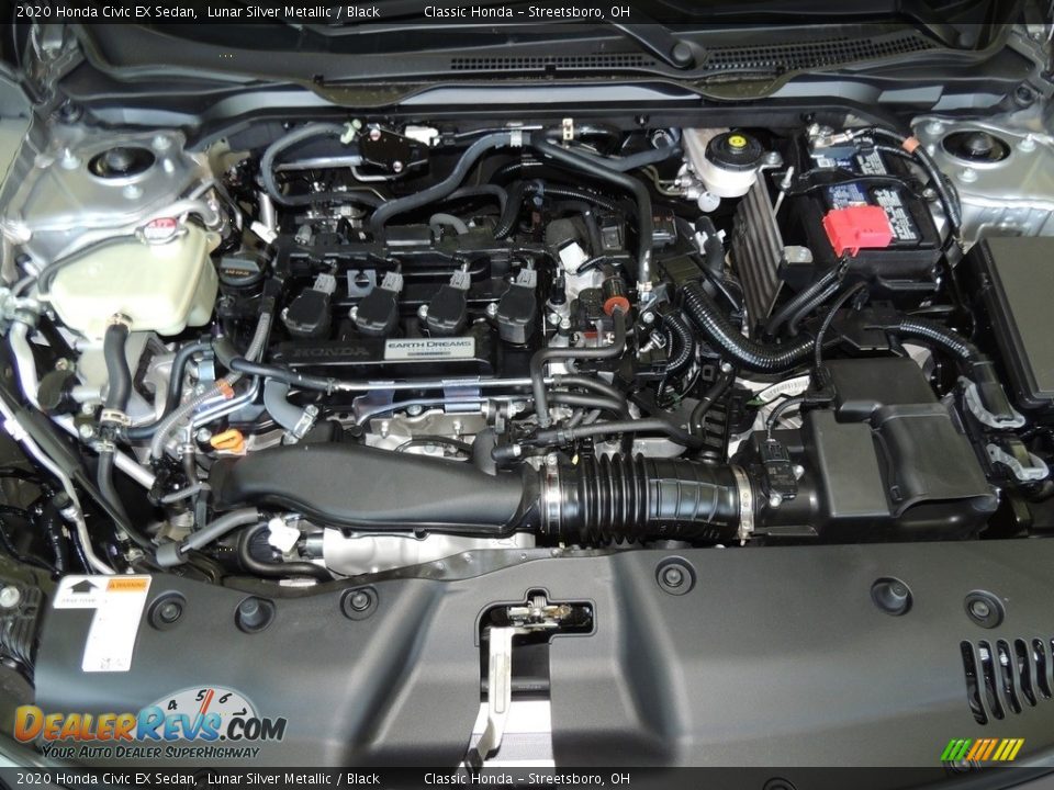2020 Honda Civic EX Sedan Lunar Silver Metallic / Black Photo #21