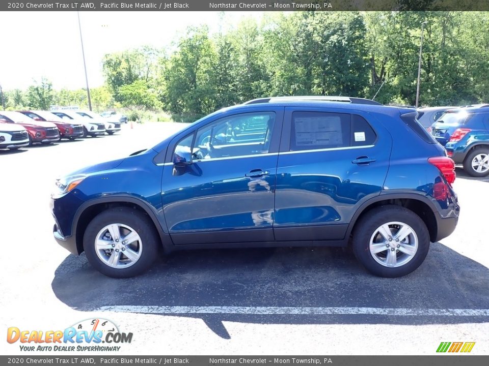 2020 Chevrolet Trax LT AWD Pacific Blue Metallic / Jet Black Photo #3