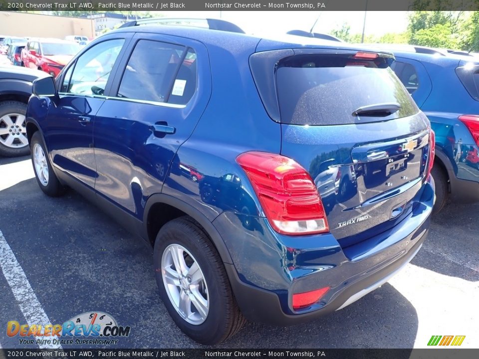 2020 Chevrolet Trax LT AWD Pacific Blue Metallic / Jet Black Photo #4