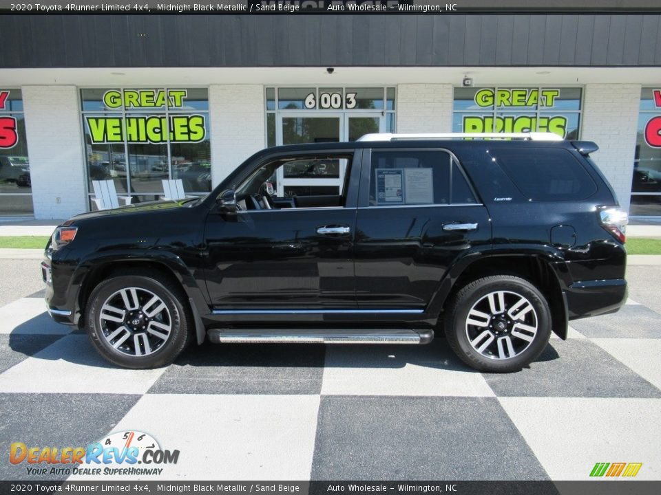 2020 Toyota 4Runner Limited 4x4 Midnight Black Metallic / Sand Beige Photo #1