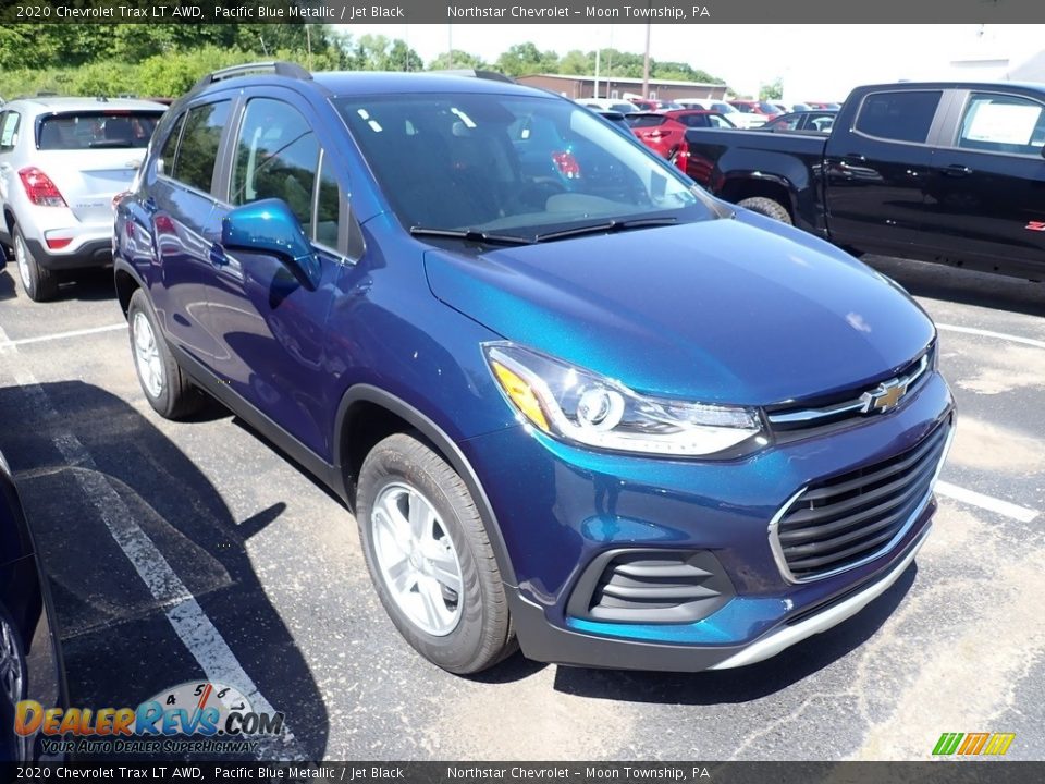 2020 Chevrolet Trax LT AWD Pacific Blue Metallic / Jet Black Photo #7