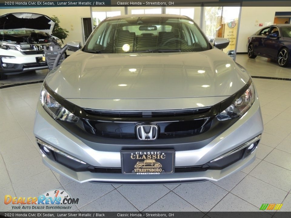 2020 Honda Civic EX Sedan Lunar Silver Metallic / Black Photo #2