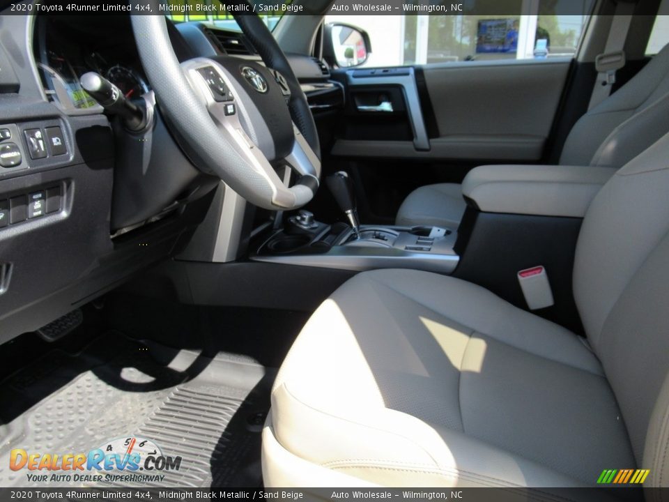 2020 Toyota 4Runner Limited 4x4 Midnight Black Metallic / Sand Beige Photo #9