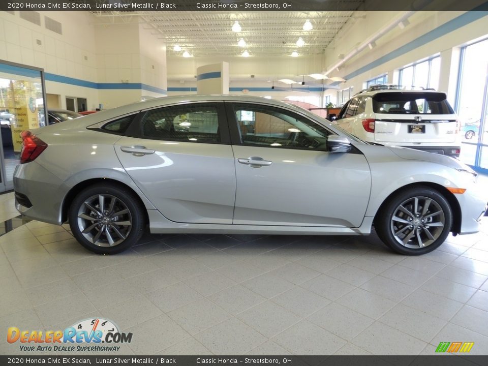 2020 Honda Civic EX Sedan Lunar Silver Metallic / Black Photo #4