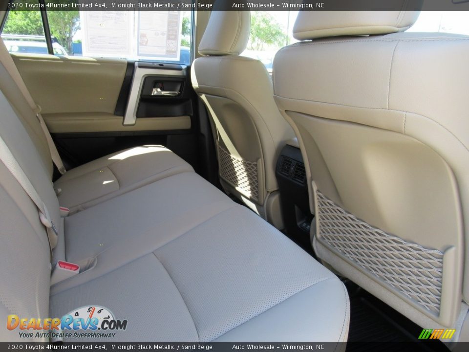 2020 Toyota 4Runner Limited 4x4 Midnight Black Metallic / Sand Beige Photo #12