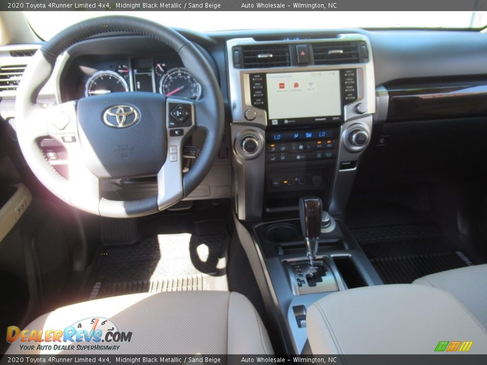 2020 Toyota 4Runner Limited 4x4 Midnight Black Metallic / Sand Beige Photo #14