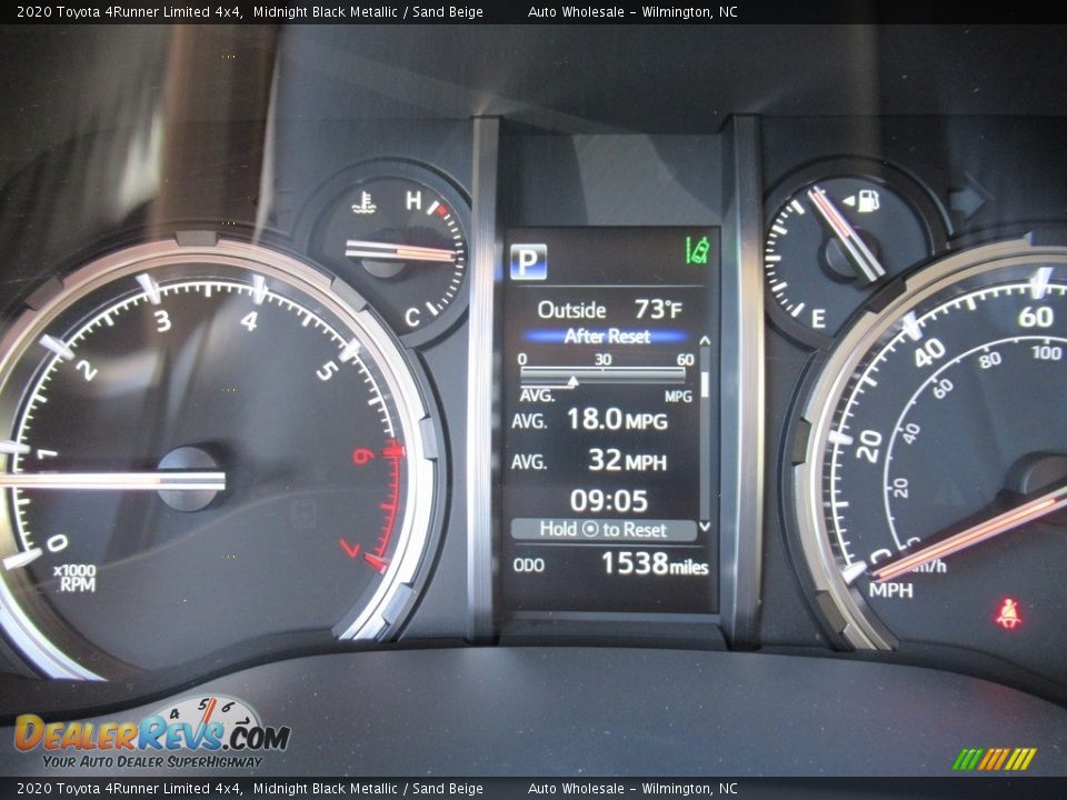 2020 Toyota 4Runner Limited 4x4 Midnight Black Metallic / Sand Beige Photo #15